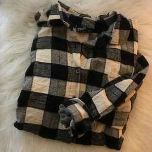 • Angie • buffalo plaid high low flannel